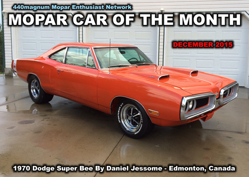 Mopar Car Of The Month December 2015