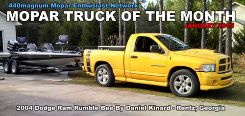 Mopar Truck Of The Month For January 2015: 2004 Dodge Ram Rumble Bee