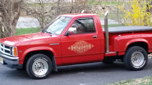 1990 Dodge Lil Red Dakota Pickup By Kurt