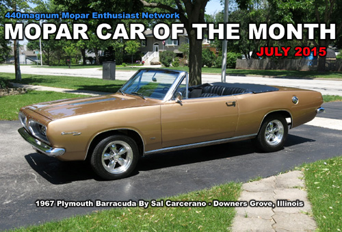 1967 Plymouth Barracuda By Sal Carcerano