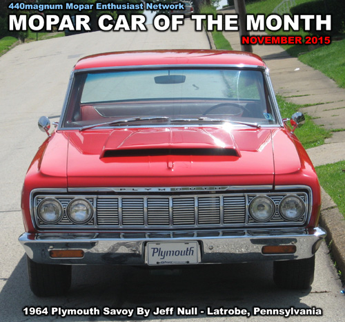 Mopar Car Of The Month: 1964 Plymouth Savoy By Jeff Null