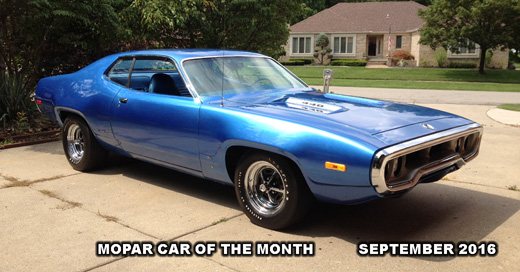Mopar Car Of The Month - September 2016