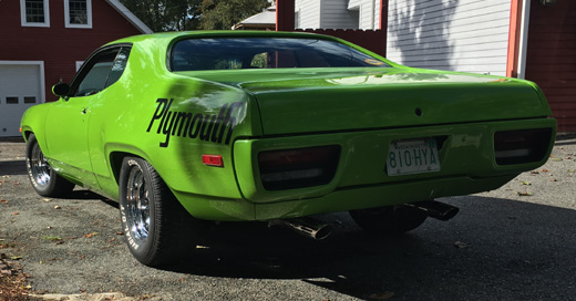 1972 Plymouth Road Runner GTX By Frolland Blanc image 2.