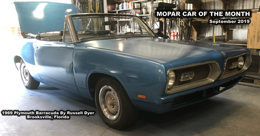 1969 Plymouth Barracuda By Russell Dyer - Update image 1.