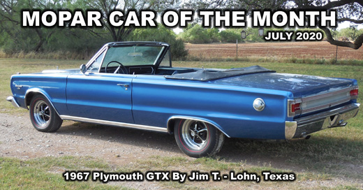 1967 Plymouth GTX Convertible By Jim T. - Update image 1.