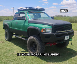 Mopars Featured In 2026