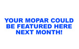 Get Your Mopar Added!