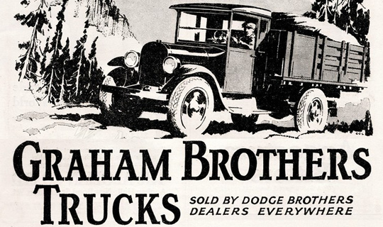 Graham Brothers Trucks Advertisment.