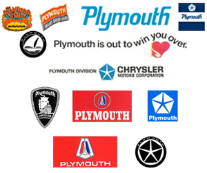 1977 Plymouth Logos