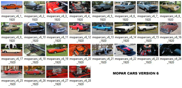 Mopar Cars Screensaver Information