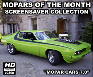 Mopar Cars Screensaver Version 7.0