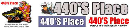 Above: Collection of classic 440'S Place Logo's