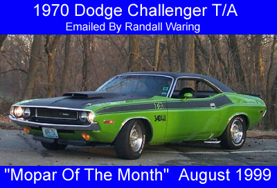 1970 Dodge Challenger T/A - Image 1.