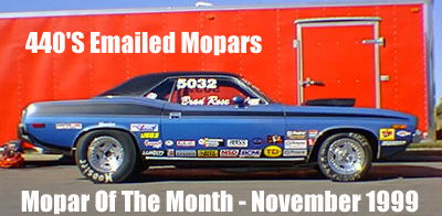 Mopar Of The Month - 1973 Plymouth Cuda By Brad Rose