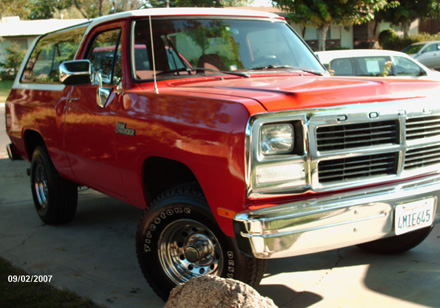 1993 Dodge Ramcharger 4x4 By Bill Wheeler