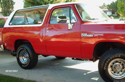 1993 Dodge Ramcharger 4x4 By Bill Wheeler