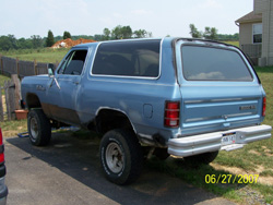 1984 Dodge Ramcharger 4x4 By Billy Franklin