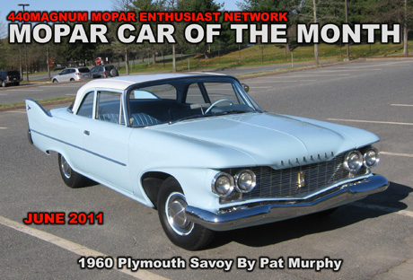 Mopar Car Of The Month For June 2011: 1960 Plymouth Savoy