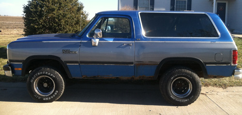 1991 Dodge Ram Charger By Devin Crist