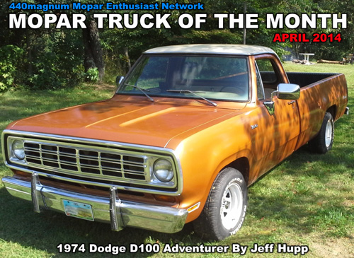 Mopar Truck Of The Month For April 2014