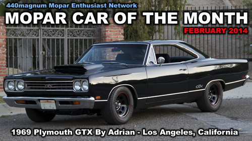 Mopar Car Of The Month February 2014: 1969 Plymouth GTX