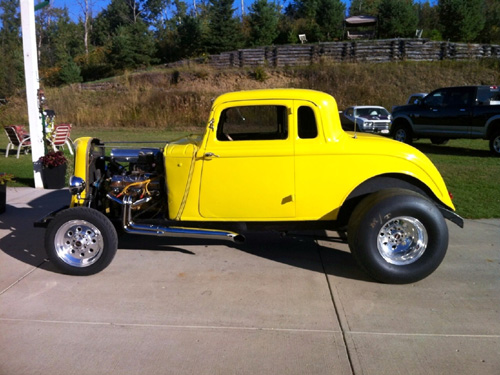 1933 Plymouth Five Window Coupe By Dan Jessome.