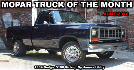 Mopar Truck Of The Month June 2016