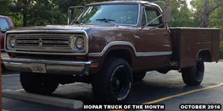 Mopar Truck Of The Month - 1972 Dodge Power Wagon