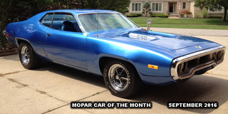 Mopar Car Of The Month - 1972 Plymouth GTX