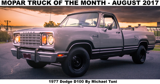 1977 Dodge D100 By Michael Tuni image 1.