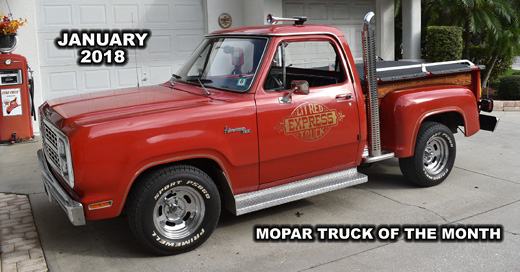 Mopar Truck Of The Month - 1979 Dodge Lil Red Express Truck.