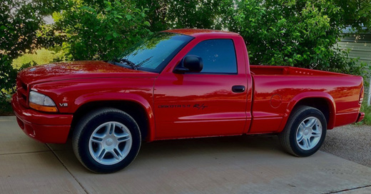 This is my Dodge Dakota R/T. All stock, all original Dakota R/T, 113,000 miles, original build date: 8/26/98 6:00 retailed for $22,320.