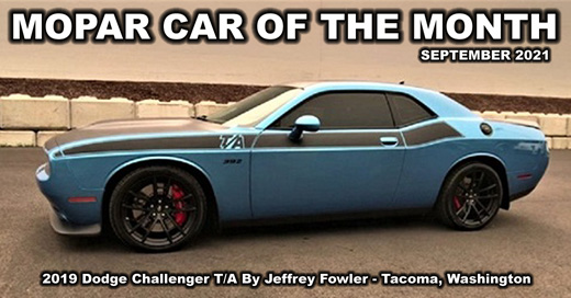 September 2021 Mopar Car Of The Month image 1.