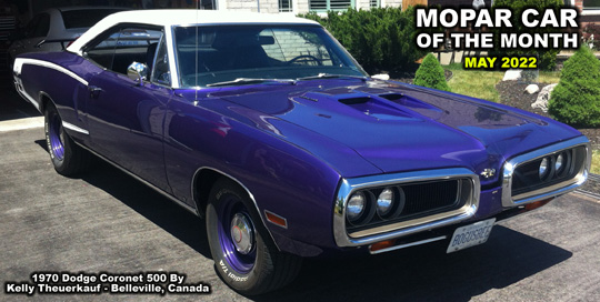 Mopar Car Of The Month May 2022 - 1970 Dodge Coronet 500