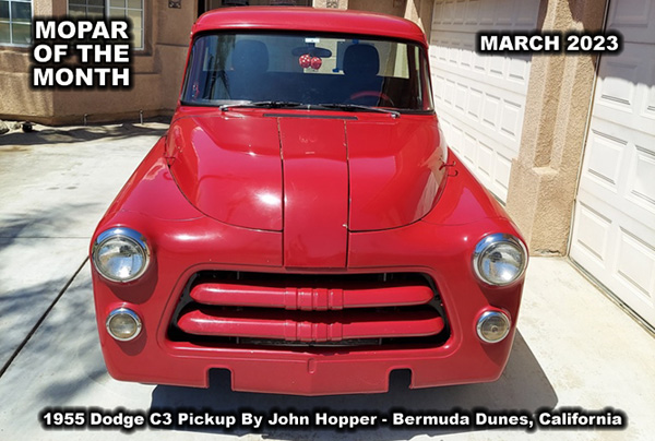 1955 Dodge C3 Pickup By John Hopper - Update image 1.